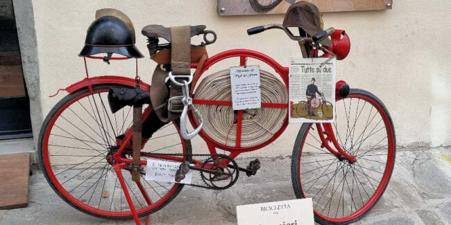 Vene varicose e sport - la bici dei pompieri