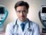 Medico dubbioso tra due apparecchiature per ecografia, a rappresentare l’importanza della scelta della sonda