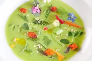 Piatto ricco di micronutrienti e bioflavonoidi naturali essenziali per l'endotelio venoso